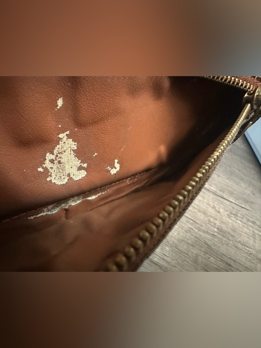 Louis Vuitton Monogram Canvas Chain Wallet in Brown with Gold Hardware - Picture 14 of 14